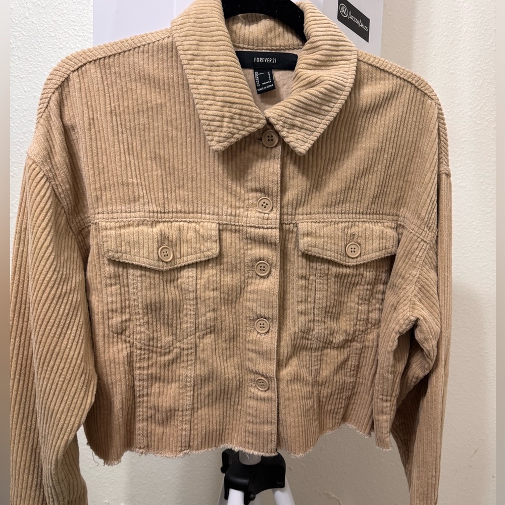 Forever 21 Beige Corduroy Blazer